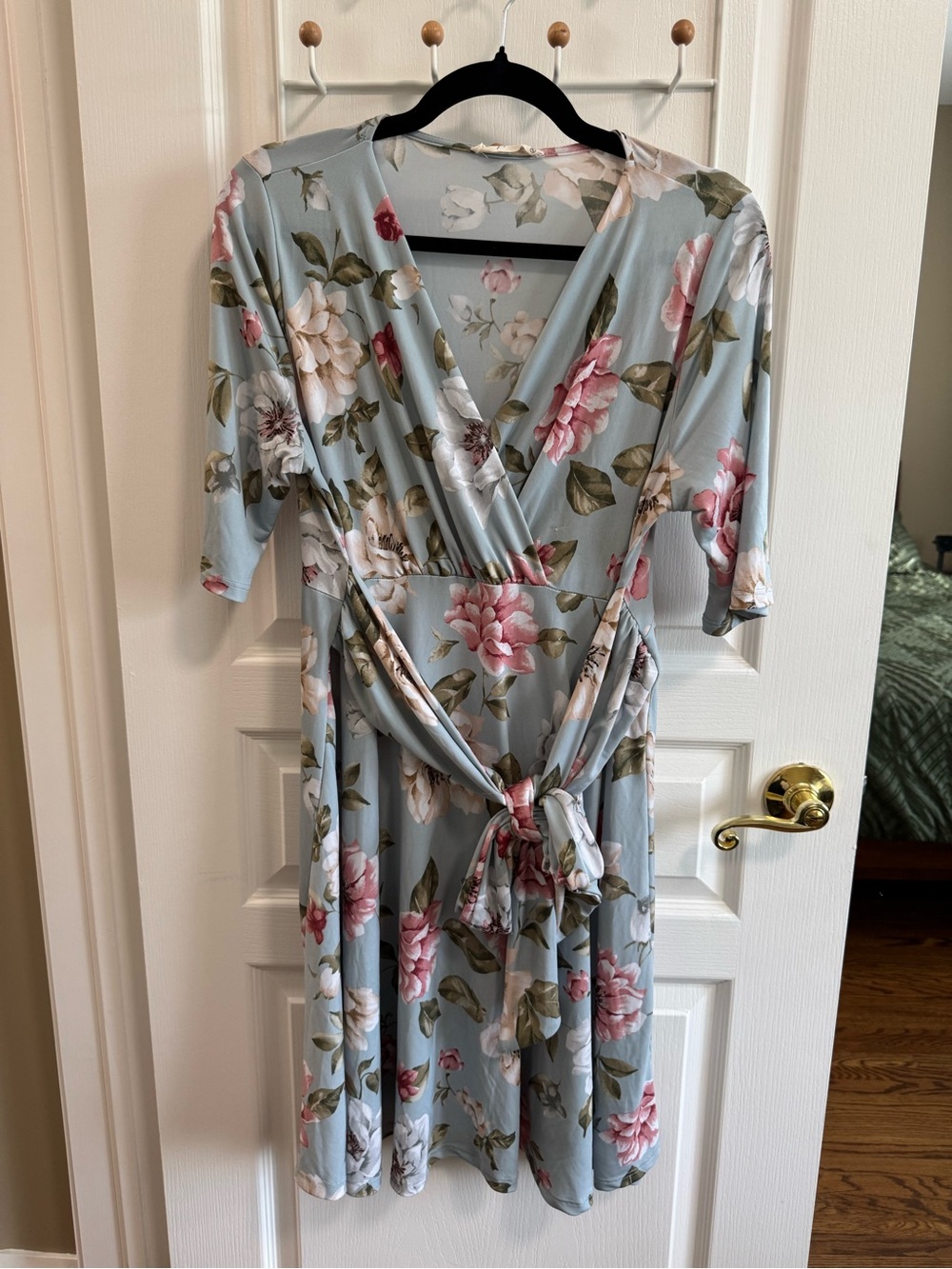 Hello Miz Maternity Floral Wrap Dress